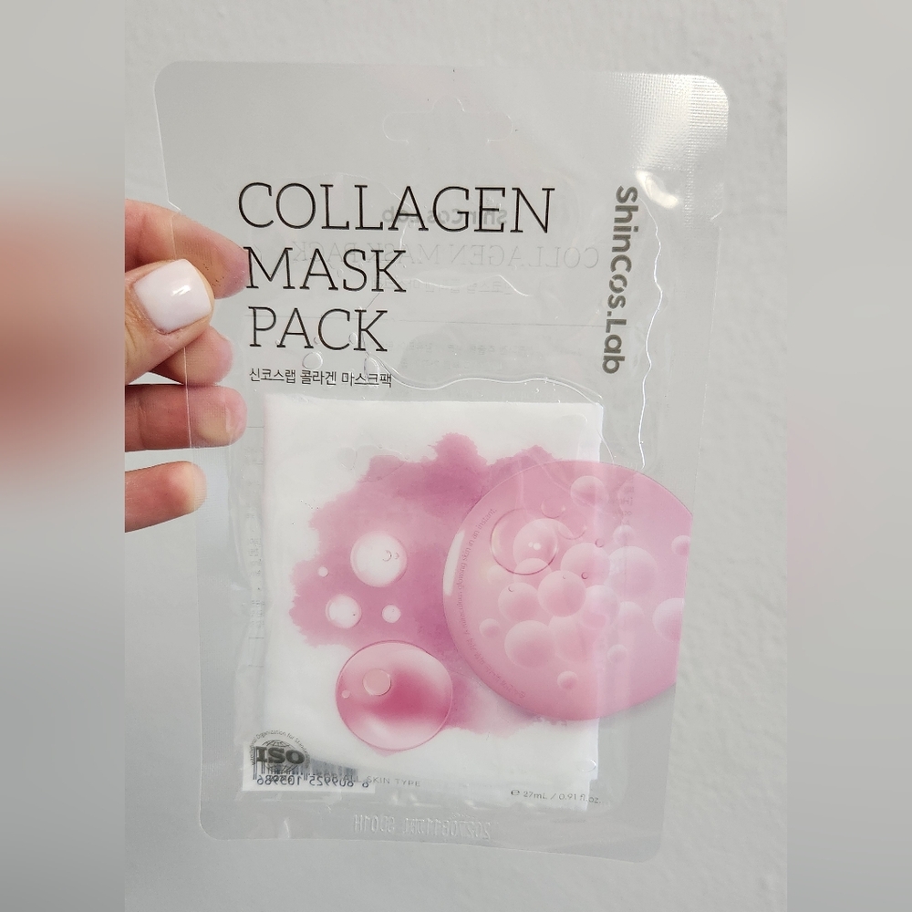 Korean Collagen Firming & Hydrating Sheet Mask Pack Of 10 - Picture 2 of 3